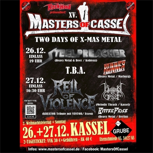 Tickets kaufen für XV. Masters Of Cassel 2 Tages-Weihnachtsfestival am 26.12.2026