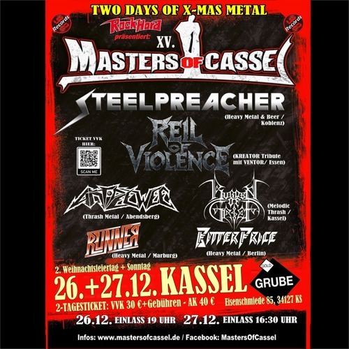 Tickets kaufen für XV. Masters Of Cassel 2 Tages-Weihnachtsfestival am 26.12.2026