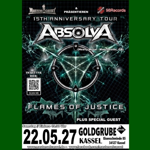 Tickets kaufen für ABSOLVA + SPECIAL GUEST am 22.05.2027